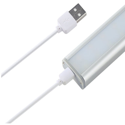 Salmon Lucky Let There Be Light 20 Motion LED lights with rechargeable batteries, showing the compact tech accessory with LED bulbs.