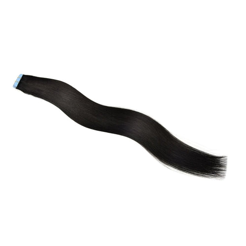 Carmine Juneberry No Trace invisible extension piece made of real female hair, showcasing a seamless hair addition.
