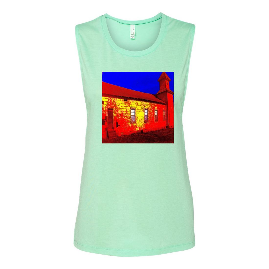 Teal Ananke Abandoned Church women&