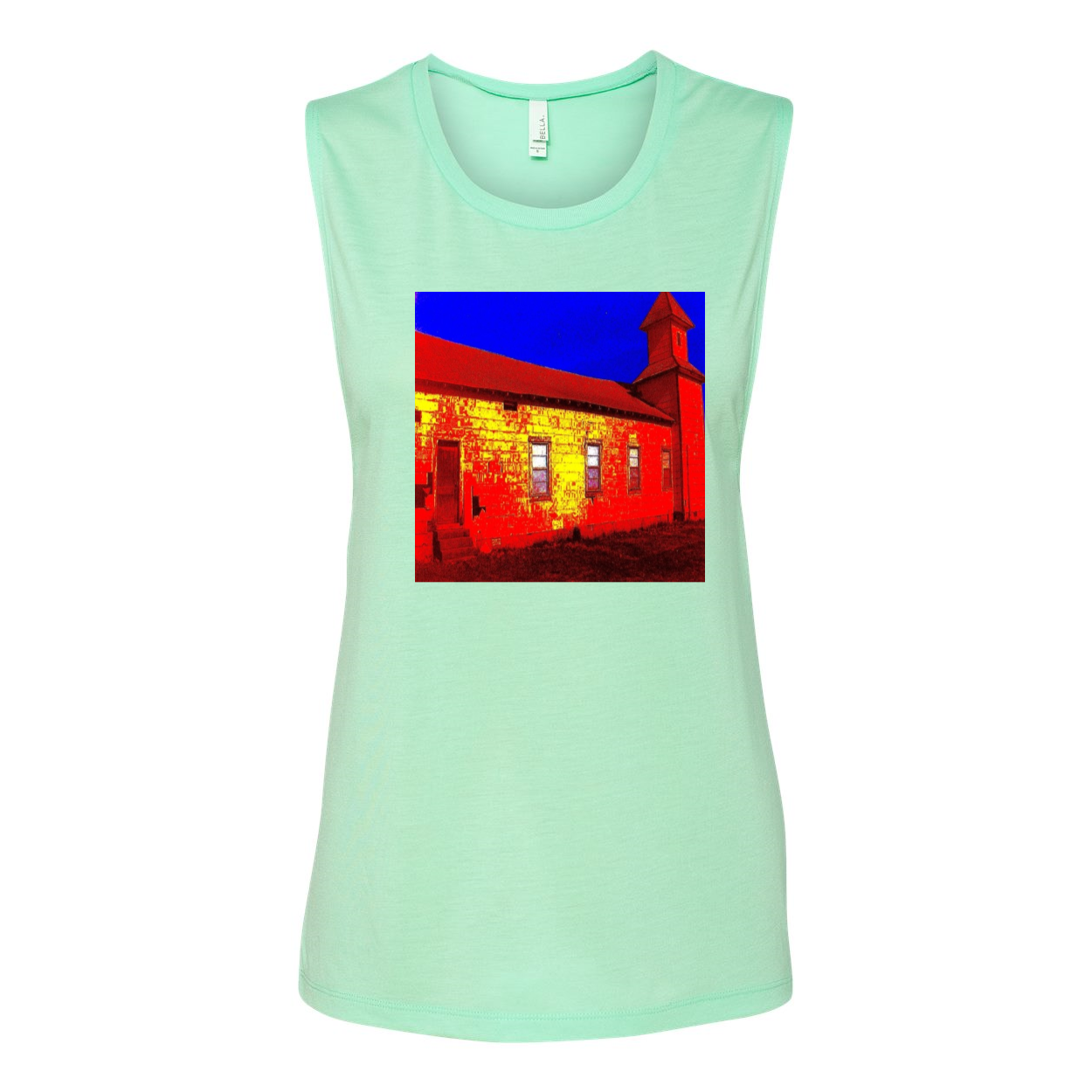 Teal Ananke Abandoned Church women&