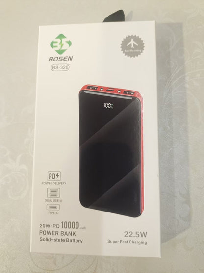 Pear Daisy portable power bank for fast charging, universal battery pack compatible with iPhone and other devices.