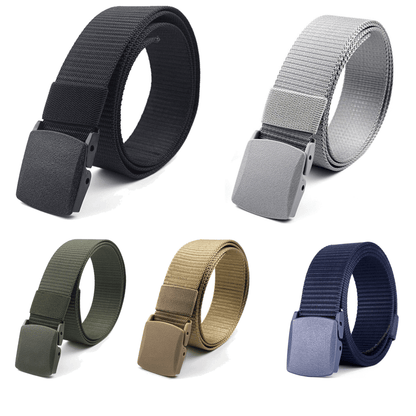 Black Lavender XGear tactical nylon belt with adjustable strap and plastic buckle, suitable for outdoor and tactical use