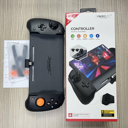 Maroon Asteria portable two-color in-line gamepad for mobile and laptop gaming, plug and play console controller.