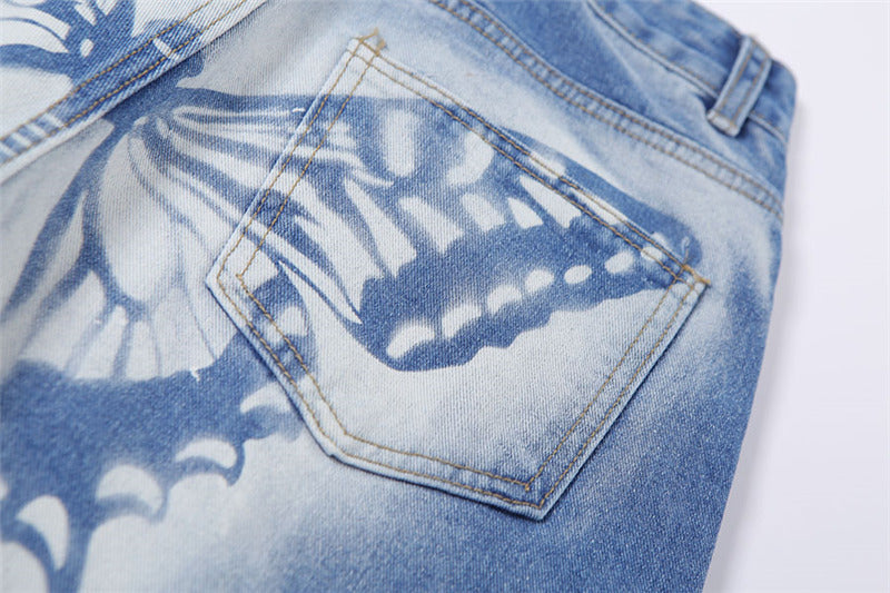Carmine Juneberry Papillon High-Rise Jeans Haute Edition 25, stylish denim pants with a high waist and classic blue wash.