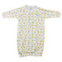 Kids and babies flame resistant gown by Emerald Clover, soft fabric with safety features, in a cozy design.