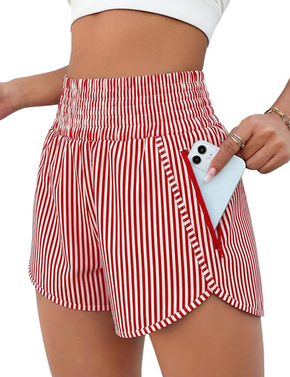 BMJL 2.5" Athletic Shorts for Women Comfy High Waisted Short with Pocket
