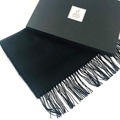 Black alpaca and silk shawl from Aegerine featuring a soft, luxurious blend of 70% baby alpaca and 30% silk.