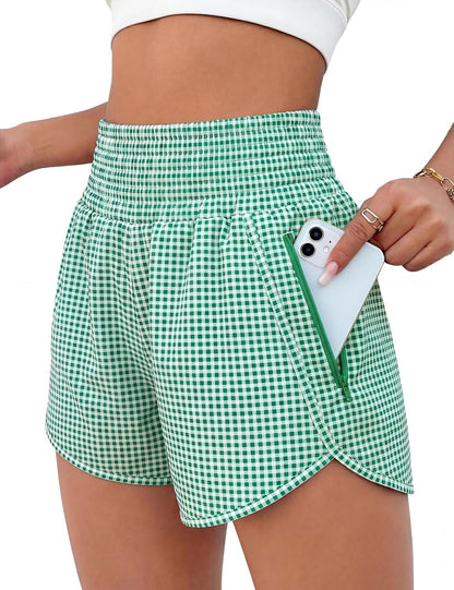 BMJL 2.5" Athletic Shorts for Women Comfy High Waisted Short with Pocket