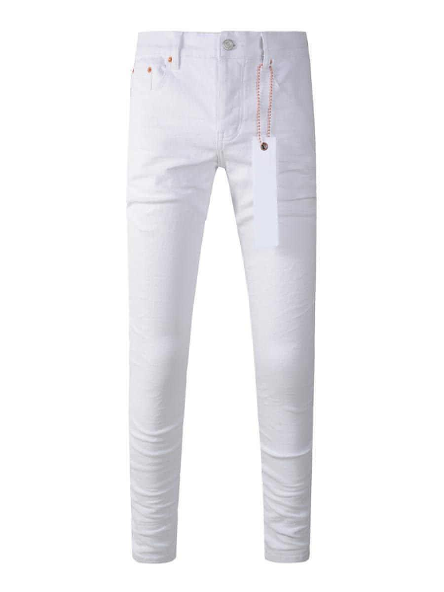 Slim-fit stretch skinny jeans for men by Carmine Juneberry, featuring a retro style with a slim, tapered fit and classic denim look.