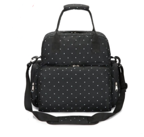 Maroon Asteria diaper mommy bag for travel, with spacious compartments and stylish design, ideal for parenthood accessories.