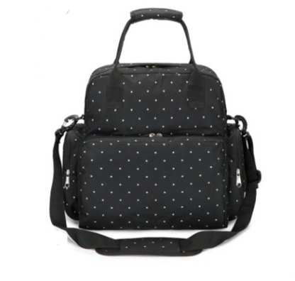 Maroon Asteria diaper mommy bag for travel, with spacious compartments and stylish design, ideal for parenthood accessories.