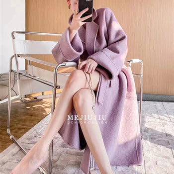Carmine Juneberry Water Ripple Cashmere women&