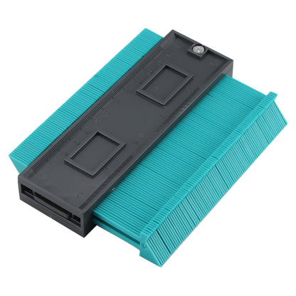 Teal Simba Contour Irregular Profile Measuring Gauge Ruler for bath and beauty, used for skin and body measurements.