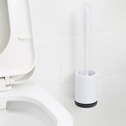 Teal Simba bathroom floor cleaning brush with handle and sturdy bristles, designed for effective bathroom cleaning.