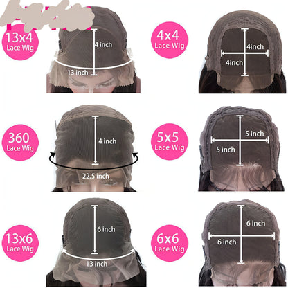 Carmine Juneberry LuxeWave real human hair lace wig set showcasing the luxurious, natural wave pattern and lace cap construction.