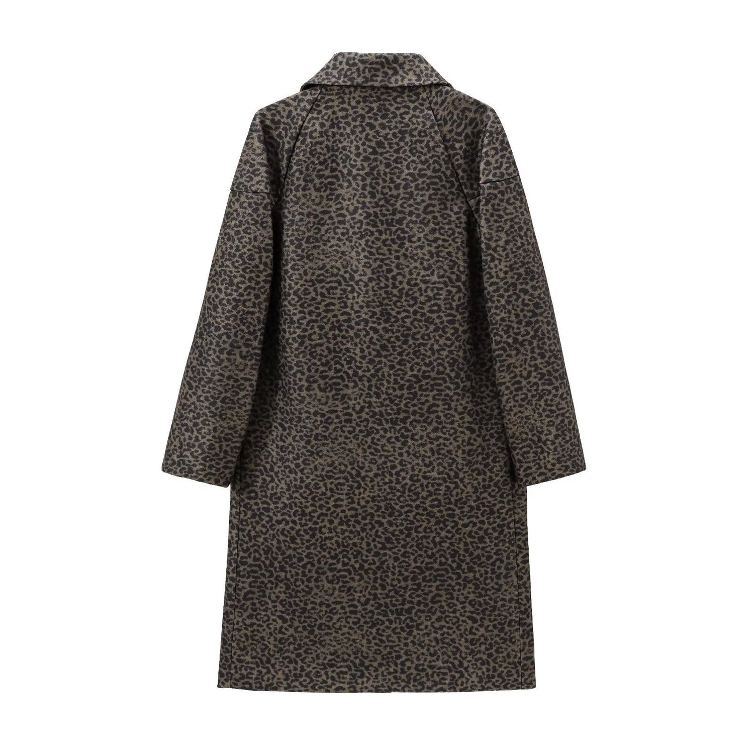 Carmine Juneberry leopard print statement coat from Haute Edition 25, featuring a stylish jacket with bold animal pattern.