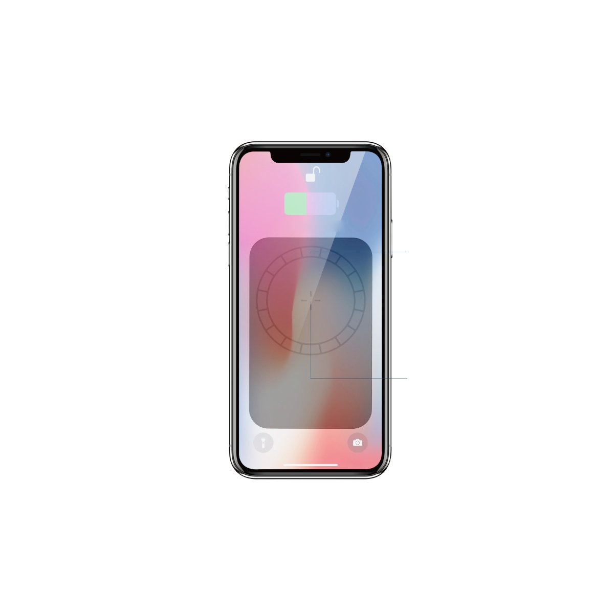 Salmon Lucky wireless magnetic charger and power bank for iPhone 12 showing a sleek black device with magnetic attachment, tech accessories.