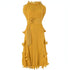 Carmine Juneberry autumn short sleeve pleated fashion dress with a stylish and affordable luxury design.