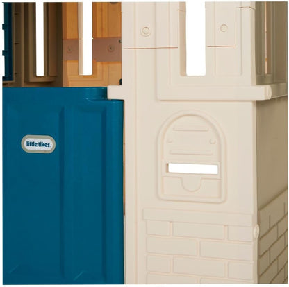 Large blue cottage playhouse by Peach Maple, outdoor kids&
