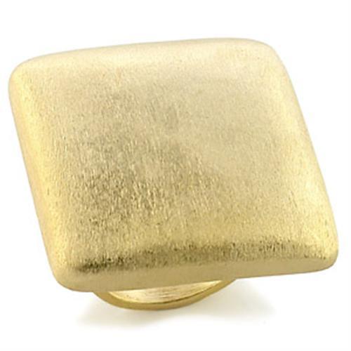 Gold brass ring without stones from Turquoise Tiger jewelry collection, featuring a sleek, polished design.