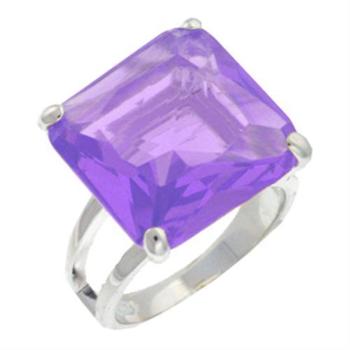 High-polished 925 sterling silver ring with AAA grade cubic zirconia by Turquoise Tiger, showcasing a sparkling jewelry design.