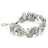 White butterflies bracelet from Blue Asteria featuring delicate butterfly charms on a silver-tone chain.