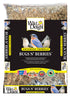 Wild Delight Bugs N Berries bird food mix by Rose Chloe featuring assorted insect and berry ingredients for wild birds.