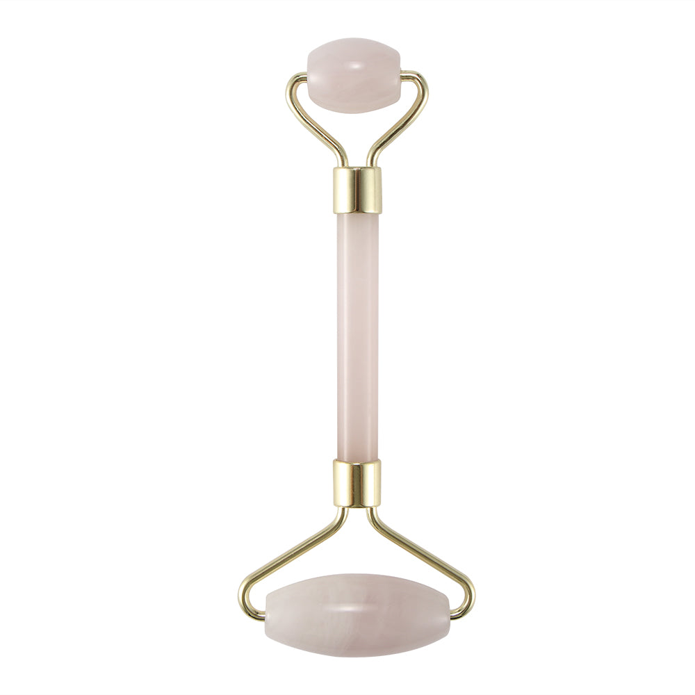 Teal Simba portable crystal double head roller massager for bath and beauty, featuring smooth crystal rollers for facial and body massage.
