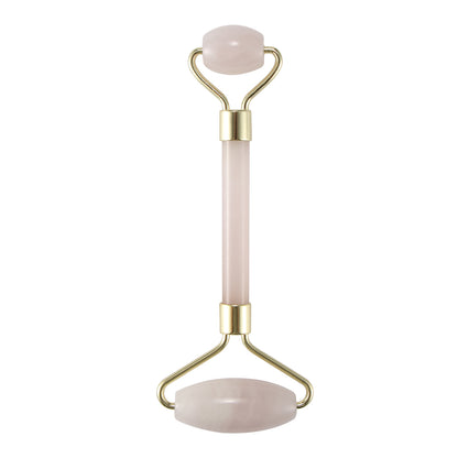 Teal Simba portable crystal double head roller massager for bath and beauty, featuring smooth crystal rollers for facial and body massage.