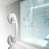 Teal Simba suction cup grab bar handle mounted on a wall, designed for secure support in home and garden safety.