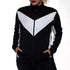 Scarlet Leek InstantFigure Curvy Plus Size activewear compression jacket in black, designed for women&