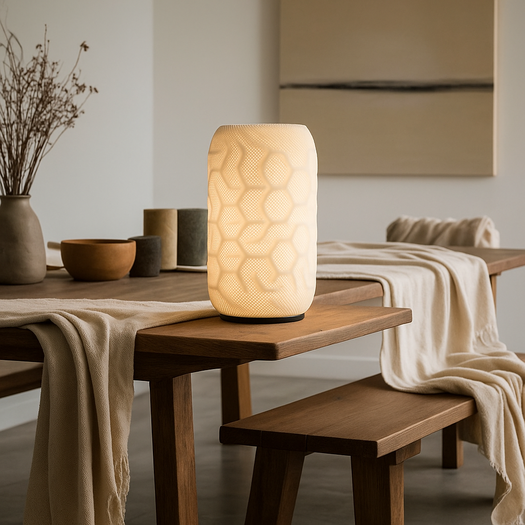 Azure Pontus Aether Glow lighting fixture with sleek modern design, featuring a luminous, ambient glow for stylish home illumination.