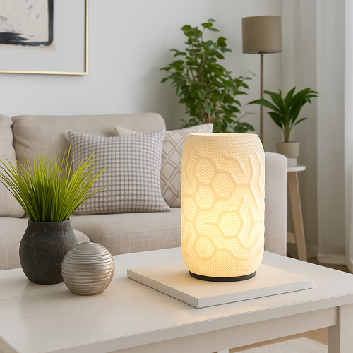 Azure Pontus Aether Glow lighting fixture showcasing a sleek, modern design with soft, ambient illumination.