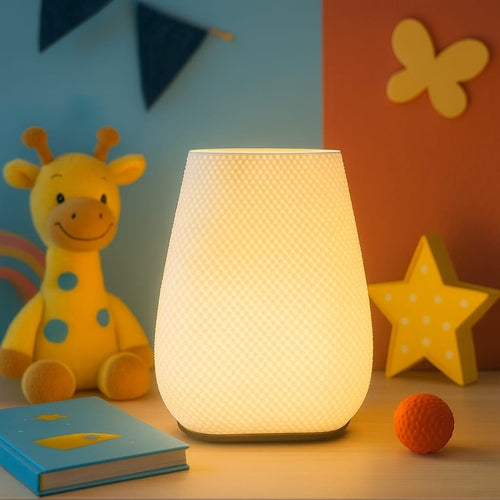 Azure Pontus Conea Light in amber with a nest-inspired design, showcasing elegant lighting and modern decorative style.