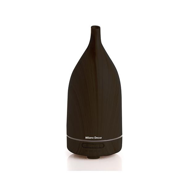 Amethyst Hera 100ml ultrasonic aroma diffuser and humidifier for home and garden, with sleek design and mist output visible.