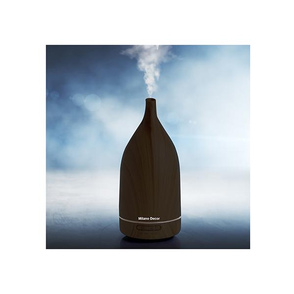 Amethyst Hera 100ml ultrasonic aroma diffuser and humidifier for home, with a sleek design and mist output for air purification.