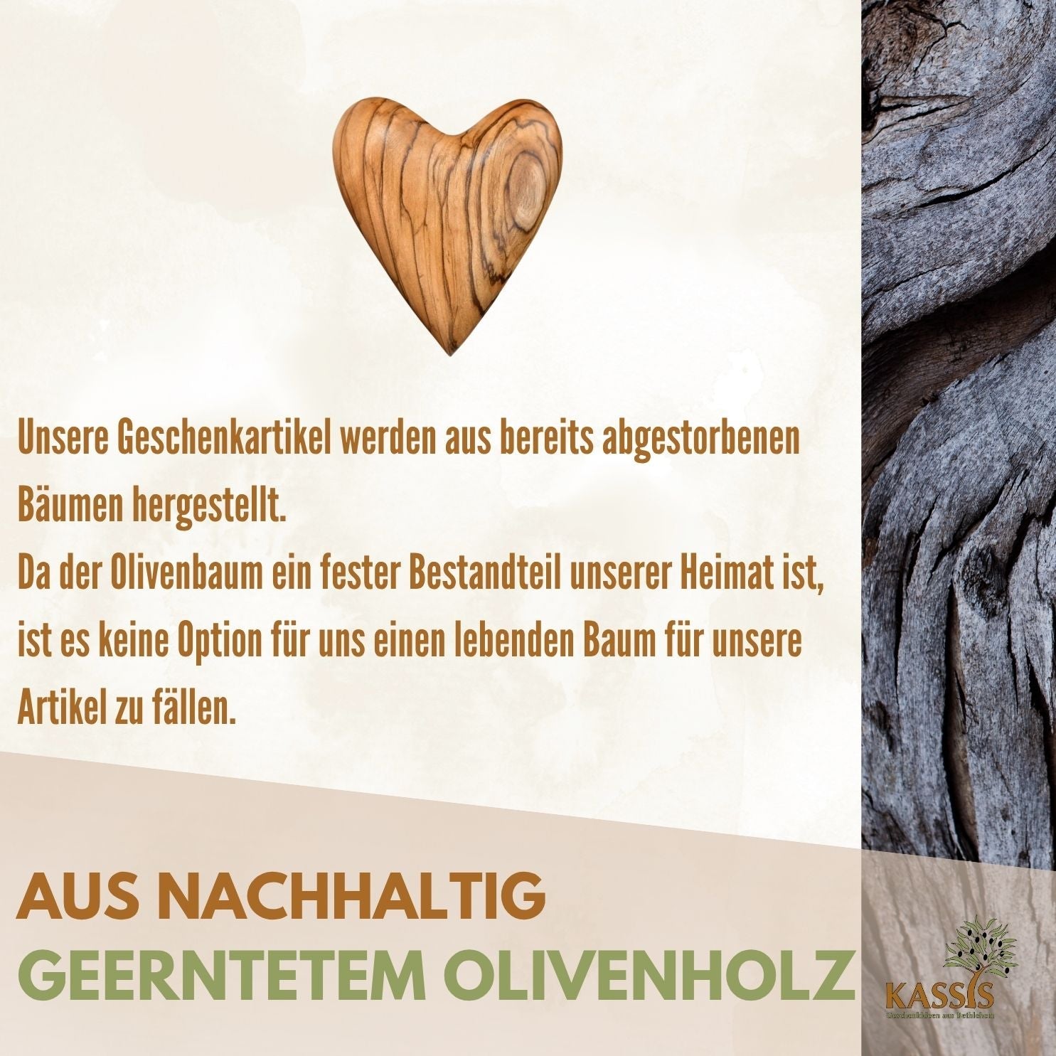 Personalized olive wood heart with engraving, hand-feel decor piece from Coffee Arrowwood for home and garden display.