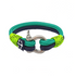 Teal Abderus Joyce Nautical bracelet featuring braided rope design with nautical charm and adjustable cord.