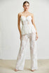 White Amphitryon Queeny sleeveless spaghetti strap jumpsuit, elegant women&