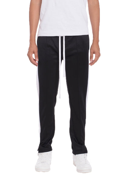 Lime Milo tricot sweat pants in black, featuring a relaxed fit, elastic waistband, and soft fabric for comfortable casual wear.