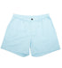 Blue cotton swimwear shorts by Ruby Tartarus, showing the relaxed fit and soft fabric on a flat lay.