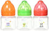 Rose Chloe BornCare BCWS-162-3 4oz wide neck feeding bottle with silicone nipple, designed for newborn feeding.
