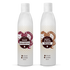 Sangria Poppy calming hair shampoo in a sleek bottle, part of a haircare set, with a gentle soothing formula for hair and scalp.