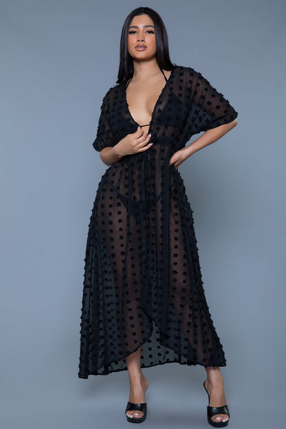 Brown Sooty Alice Cover-Up Maxi Dress, lightweight lingerie and underwear, flowing fabric, sleeveless design, soft neutral color.