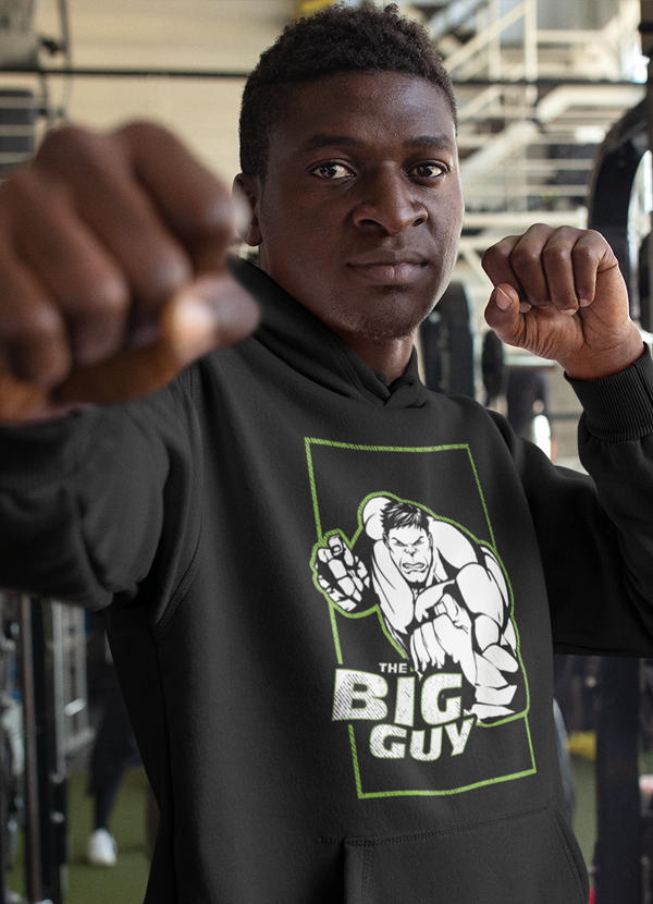 Scorpius Big Guy hoodie featuring a cozy, oversized fit in a soft fabric, perfect for casual comfort and everyday wear.