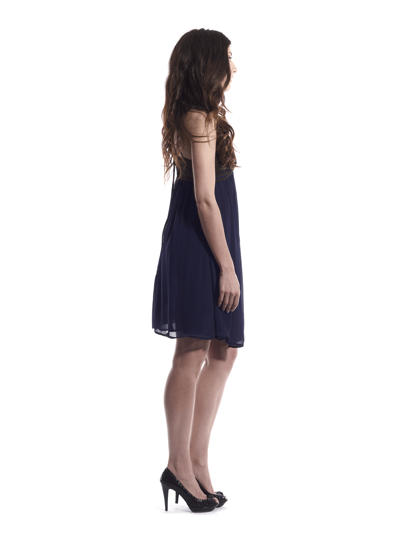Blue flowy women&