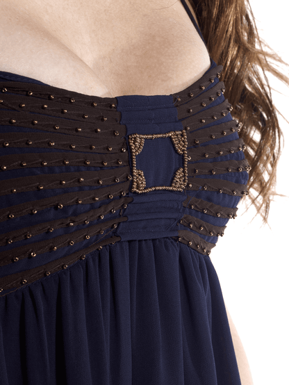 Blue flowy women&