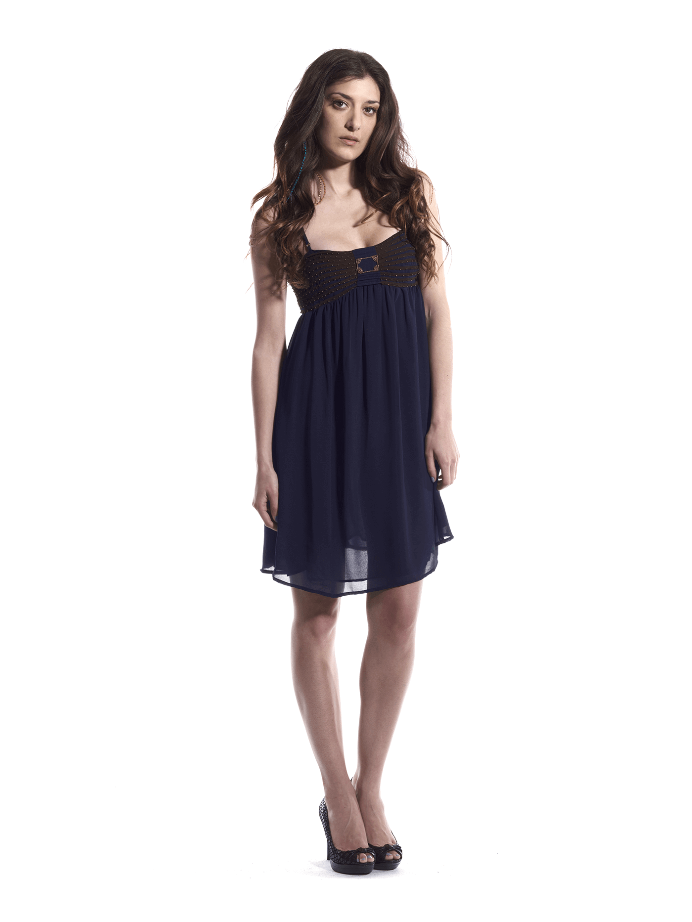 Blue flowy women&