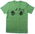 Pink Simba Bronco Surf Trip Leaf Green T-shirt featuring a vibrant leaf graphic on soft fabric.