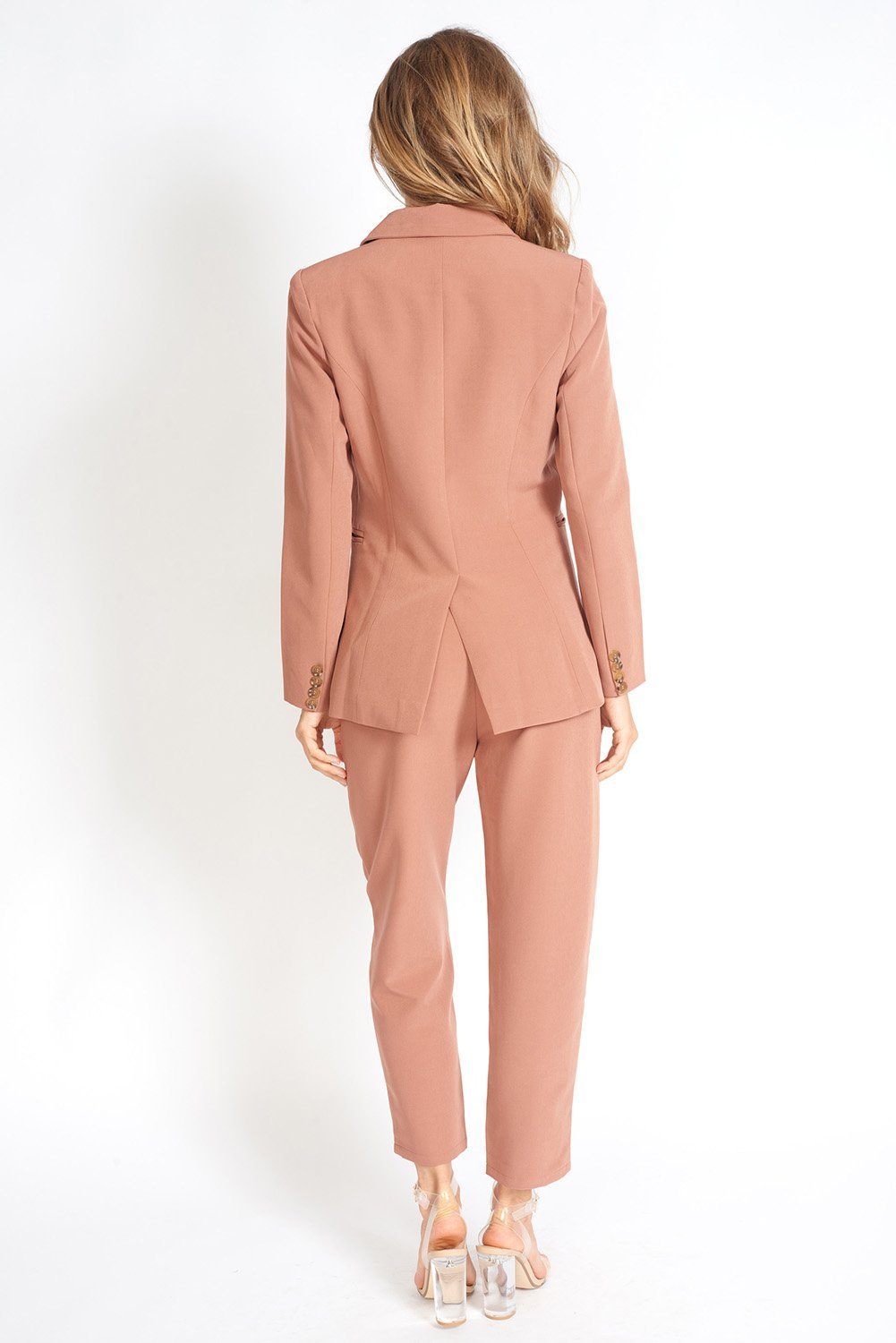 Azure Thanatos Business Babe 90s Fit double-breasted blazer for women, tailored with a classic 90s-inspired style and structured fit.